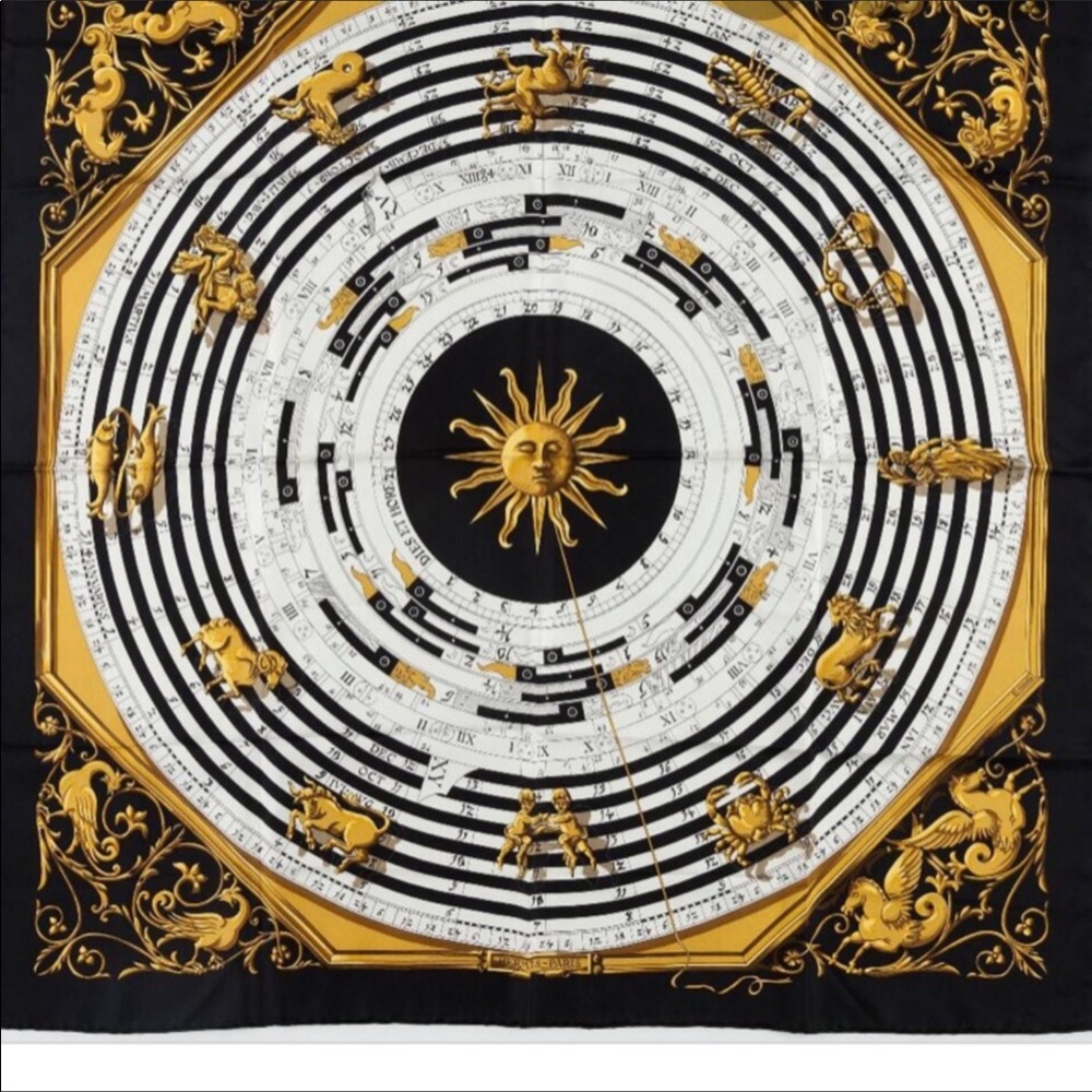 Hermès silk scarf
